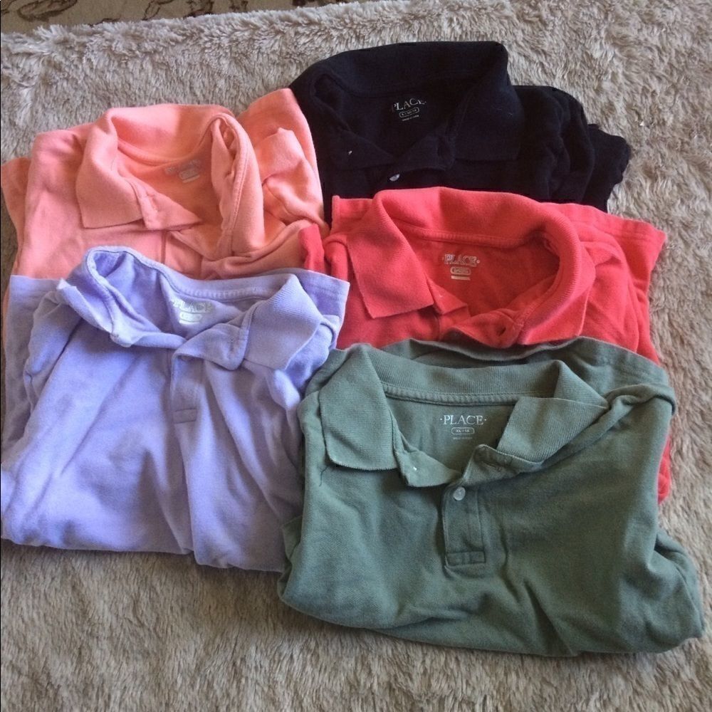 Lot of 5 preowned Boys polos